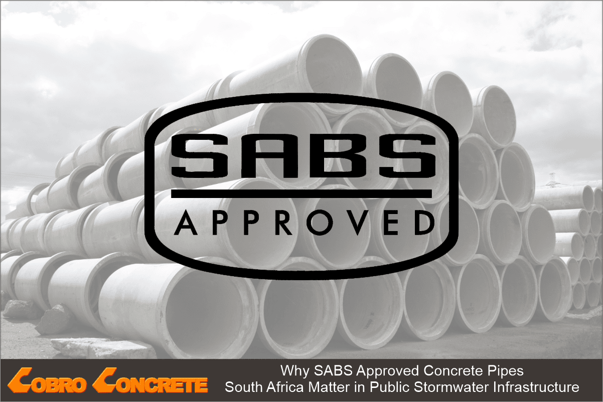Cobro Concrete discuss SABS Approved Concrete Pipes South Africa
